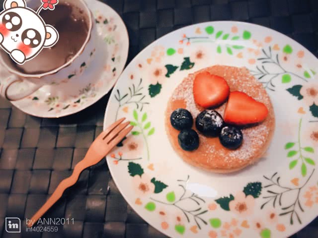 下午茶点--香蕉蜂蜜松饼的做法图解6