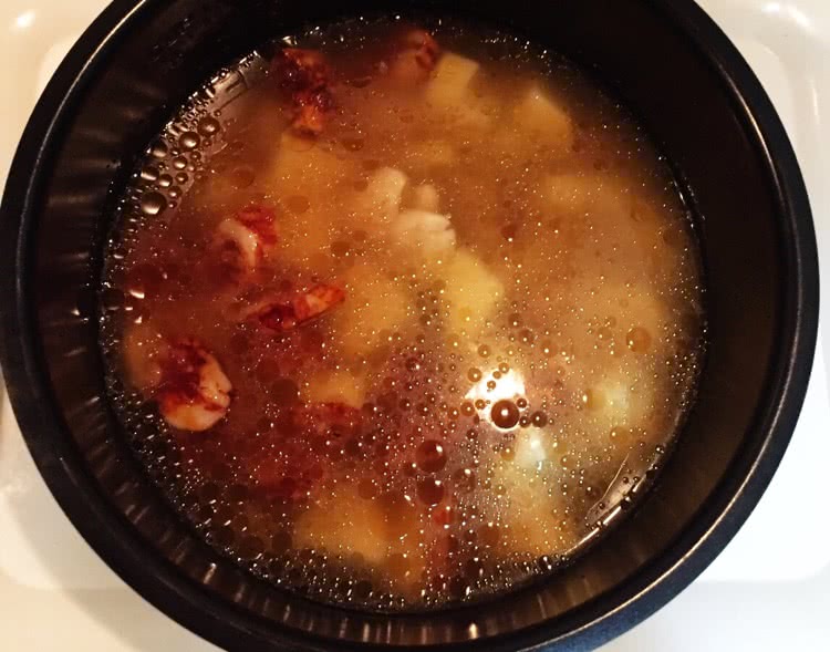 #苏泊尔智能电饭煲#土豆腊肠焖饭的做法图解6