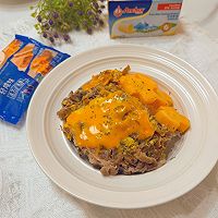 #安佳黄金拍档#芝士肥牛盖饭的做法图解14