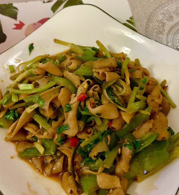 酱爆鸭肠（下饭菜）