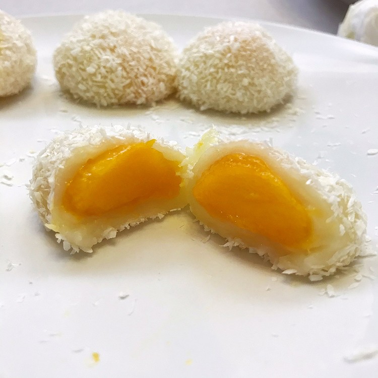 芒果糯米糍的做法
