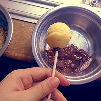 【cake pops】做一根逆风飞翔的棒棒糖蛋糕的做法图解11