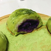 抹茶紫薯糯米糍的做法图解7
