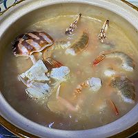 潮汕海鲜粥(砂锅粥)的做法图解5