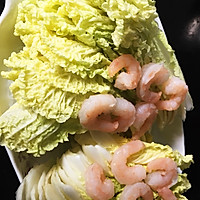 清蒸蒜茸虾仁娃娃菜盖粉丝的做法图解3