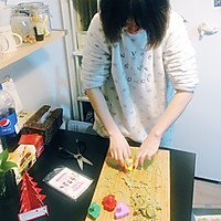 抹茶蔓越莓圣诞小饼干的做法图解4