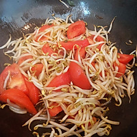 豆芽与番茄的做法图解11