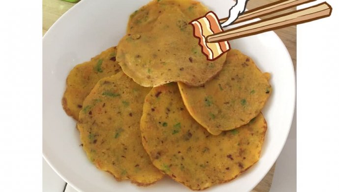 宝宝辅食-胡萝卜红枣鸡蛋饼