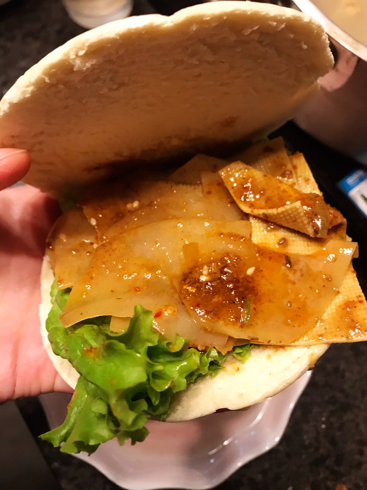 高陵汉堡——土豆片夹馍的做法