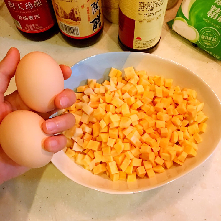 红薯鸡蛋饼的做法