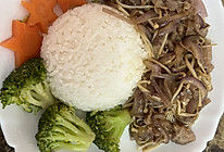 日式金针菇肥牛饭的做法