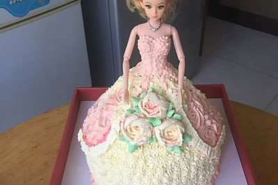 芭比公主蛋糕