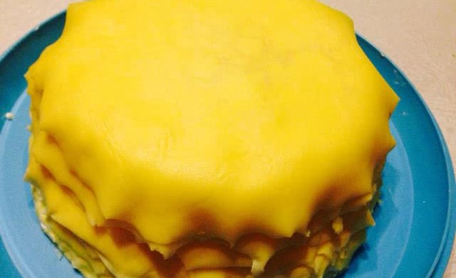 榴莲\芒果千层可丽蛋糕