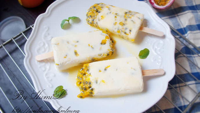 百香果酸奶冰棒