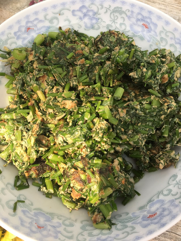 茴香炒蛋的做法