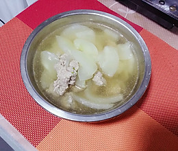 老黄瓜丸子汤的做法