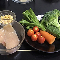 #夏日开胃餐#鸡肉蔬菜沙拉的做法图解1