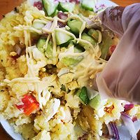 土豆泥蔬菜沙拉的做法图解7
