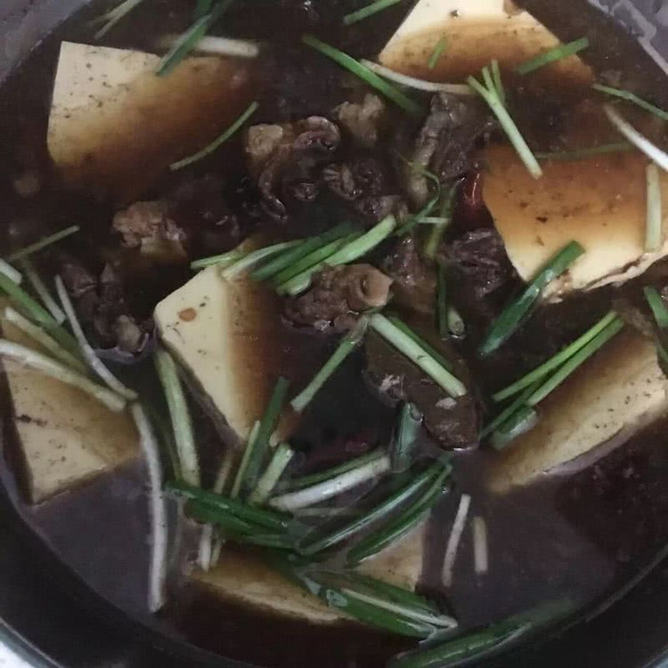 牛肉炖豆腐的做法