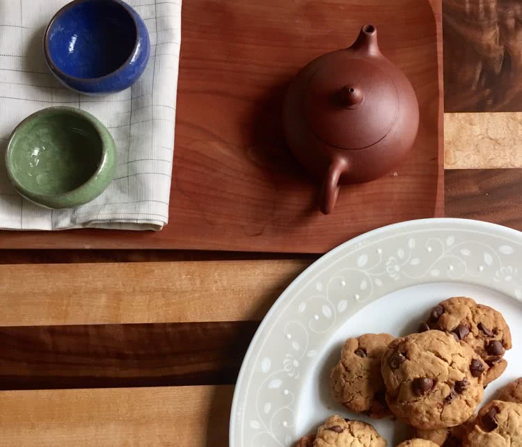 Ceremonial chocolate biscuits