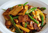 #菜油就选外婆乡，新鲜开榨抢先尝#子姜素鸡回锅肉的做法