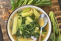 #时令蔬菜最养人#秋天的秋菠！菠菜土豆汤！的做法