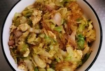卷心菜炖粉条的做法
