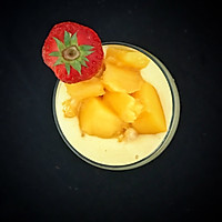 芒果奶昔（颗粒感十足）的做法图解3