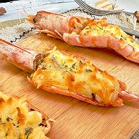 #安佳新年聚会食谱#芝士焗大虾的做法图解7
