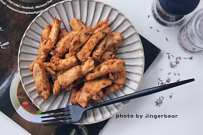 健康美味孜然鸡胸条