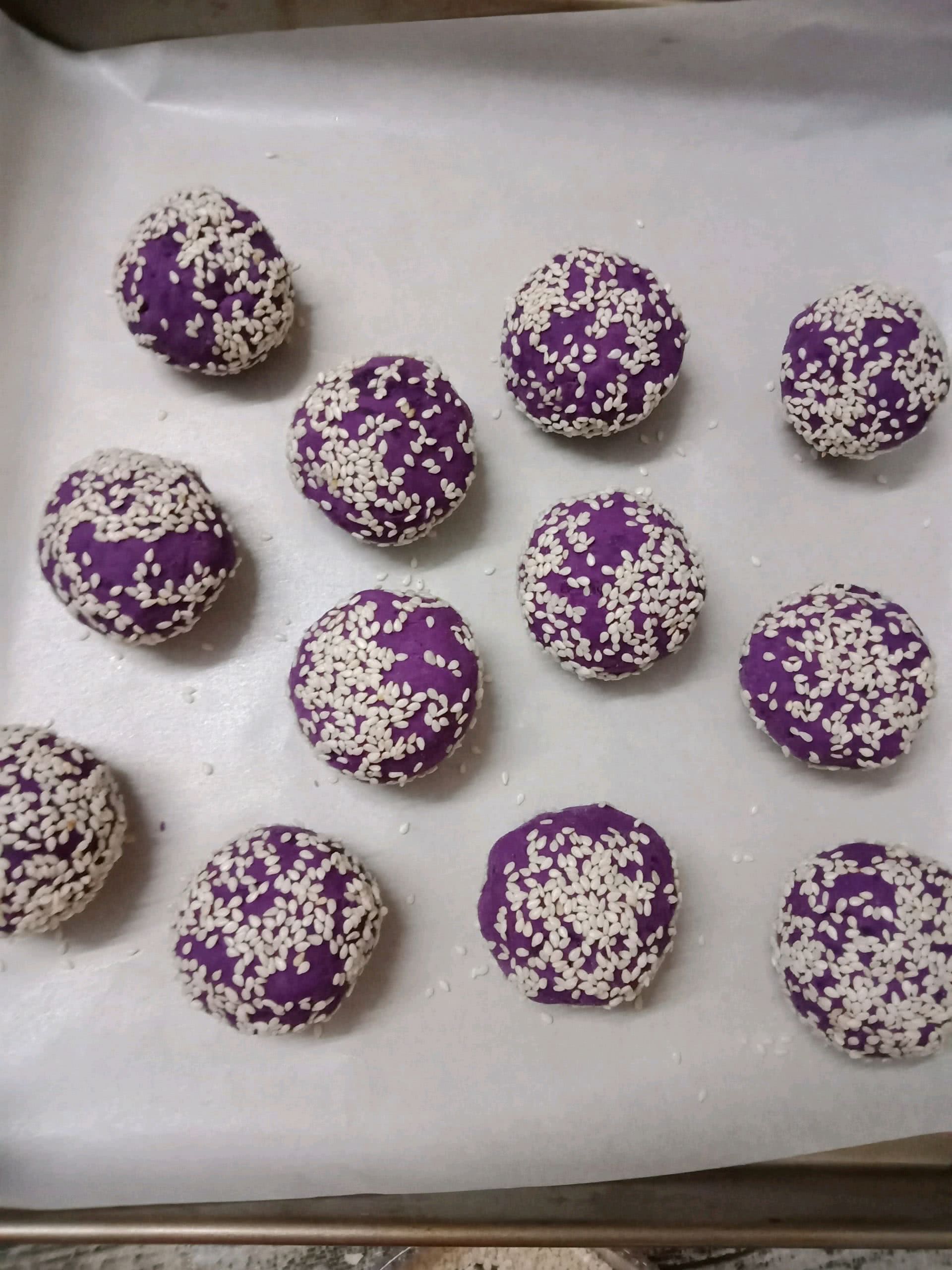 紫薯小麻球的做法_紫薯小麻球怎么做_紫薯小麻球的家常做法_伊秀美食库