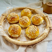 白豆沙蛋黄酥的做法图解23
