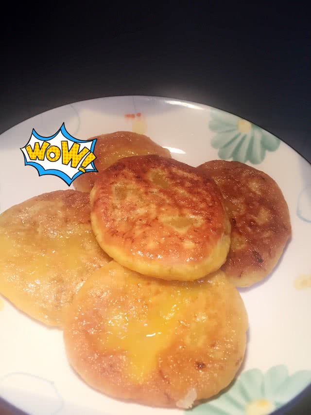 浓香花生南瓜饼，好吃到要把手指都咬掉了呢！