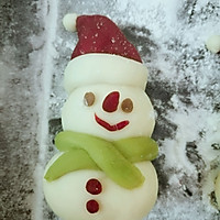圣诞小雪人馒头的做法图解6
