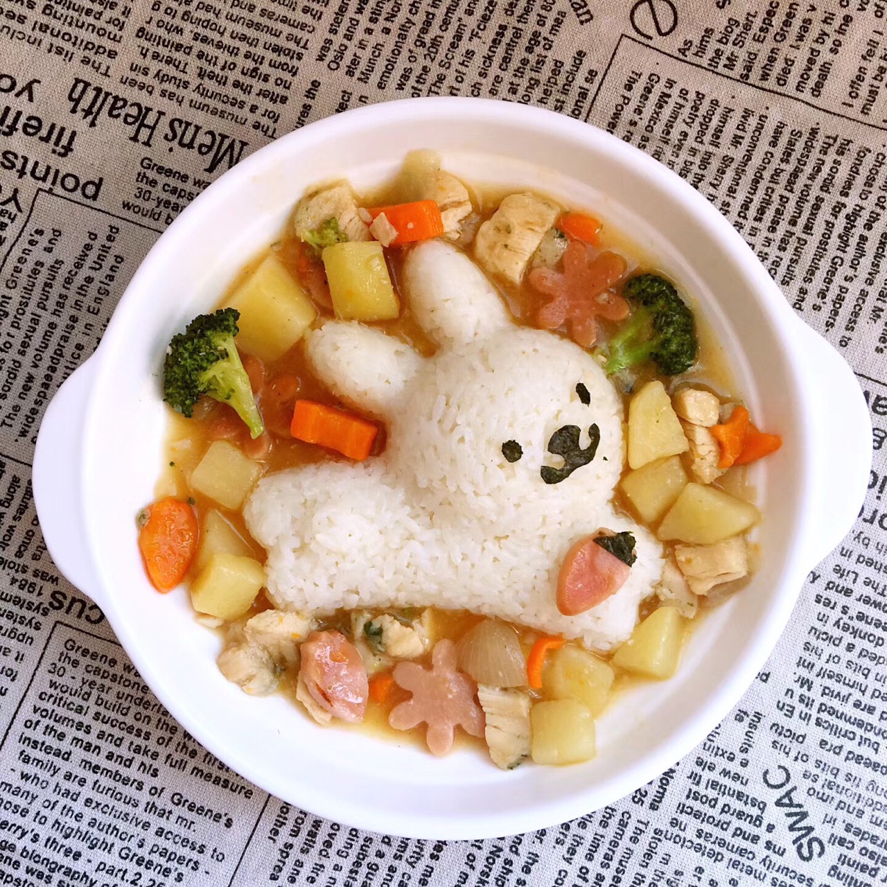 儿童创意造型米饭怎么做_儿童创意造型米饭的做法_豆果美食