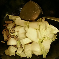 白菜炒年糕的做法图解6