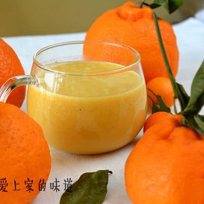 营养美味又健康—橘香玉米汁