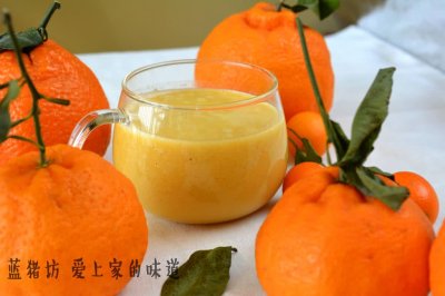 营养美味又健康—橘香玉米汁