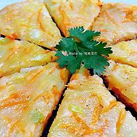 #刘畊宏女孩减脂饮食#黄金土豆胡萝卜饼的做法图解11