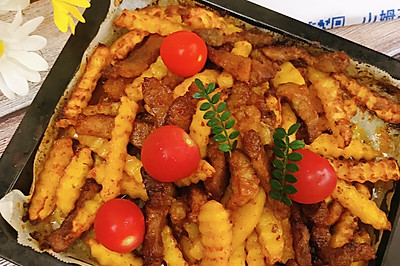 山姆梅花肉烤土豆