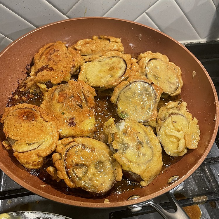 炸茄盒的做法