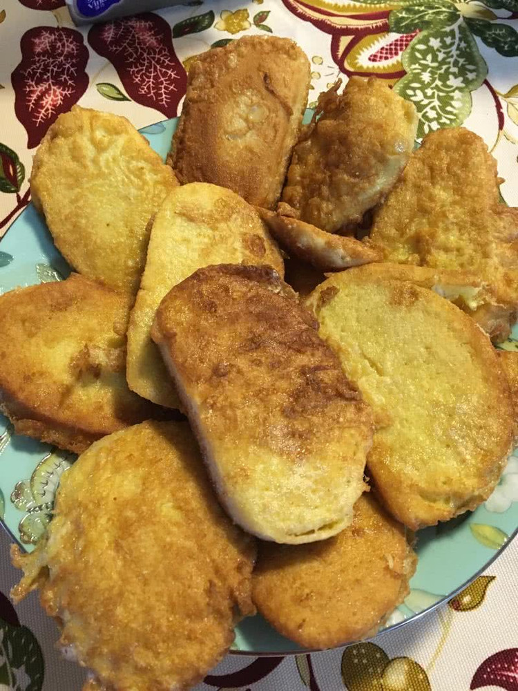 炸鸡蛋馒头片的做法