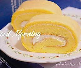 #“佳”节好滋味#奶油蛋糕卷：早上也可以吃的蛋糕卷！的做法