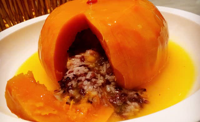 金瓜八宝饭