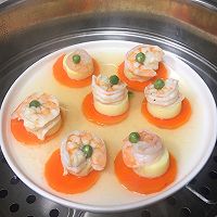 #百变鲜锋料理#【玉子豆腐蒸虾仁】的做法图解8
