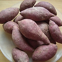 烤紫薯条的做法图解1