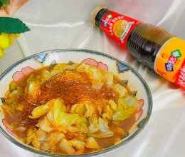 #名厨汁味正当夏#大锅炖圆白菜炖粉条的做法