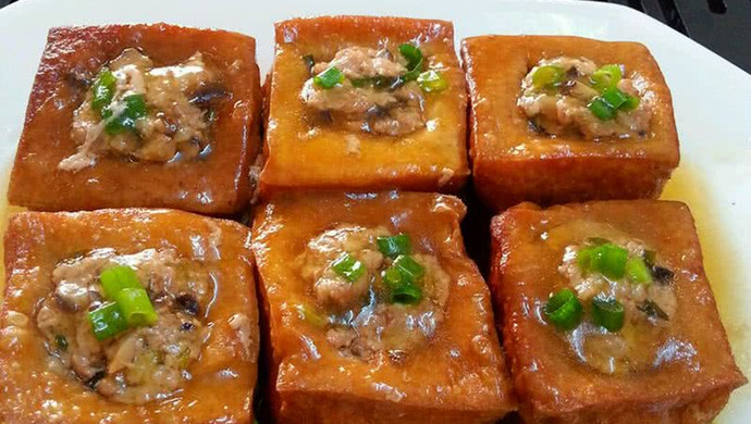 蒸酿方块豆腐
