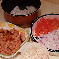 意式芝士鸡肉焗饭的做法图解1
