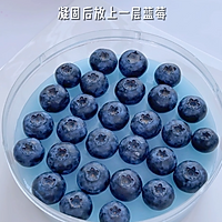蓝莓椰奶冻 | 仿慕斯蛋糕 | 梦幻清爽甜品的做法图解4